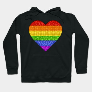 Pride Pixel Heart Hoodie